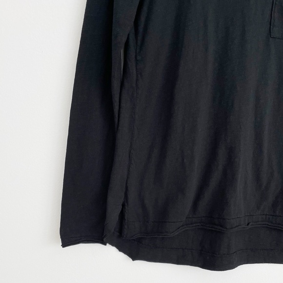 Anthropologie Postmark Black Double Pockets Tee Top Size Small - Picture 6 of 15